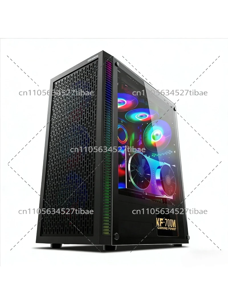 Black E-ATX Computer Case with - Console Gaming Pc Case のレビューと価格